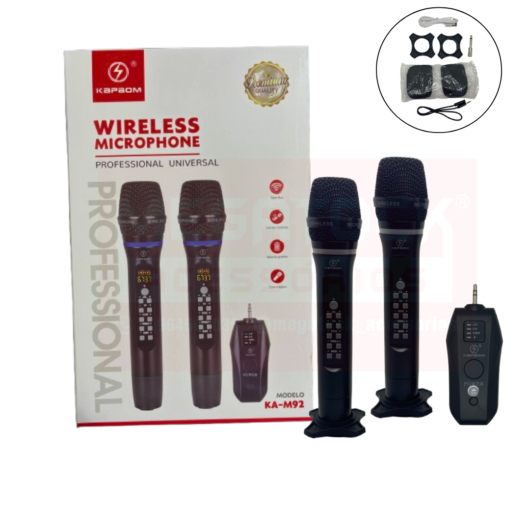Microfone sem fio Kapbom
